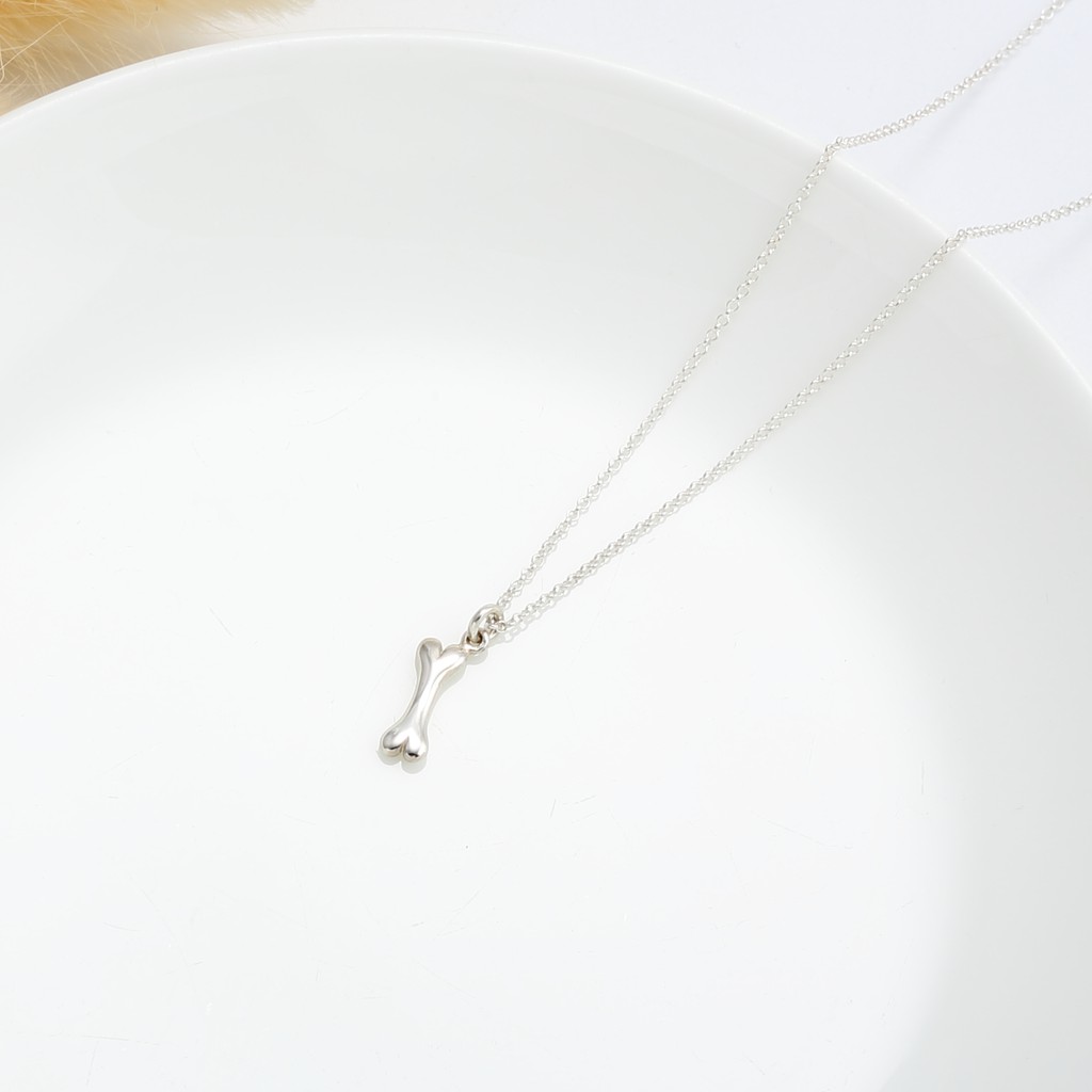 【Angel & Me】Lucky Dog Bone s925 sterling silver necklace birthday gift, , large