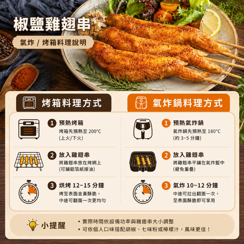 約克街肉舖 台灣雞翅串2串(70g+-10%/串/2串1包)_任選, , large