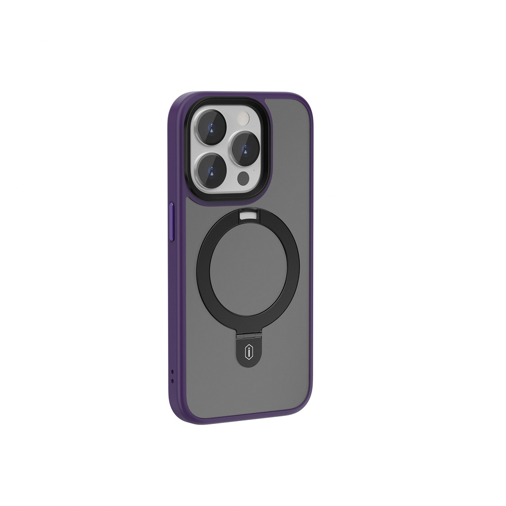【WiWU】展翼支架磁吸手機殼iPhone15系列/四型號/四色, , large
