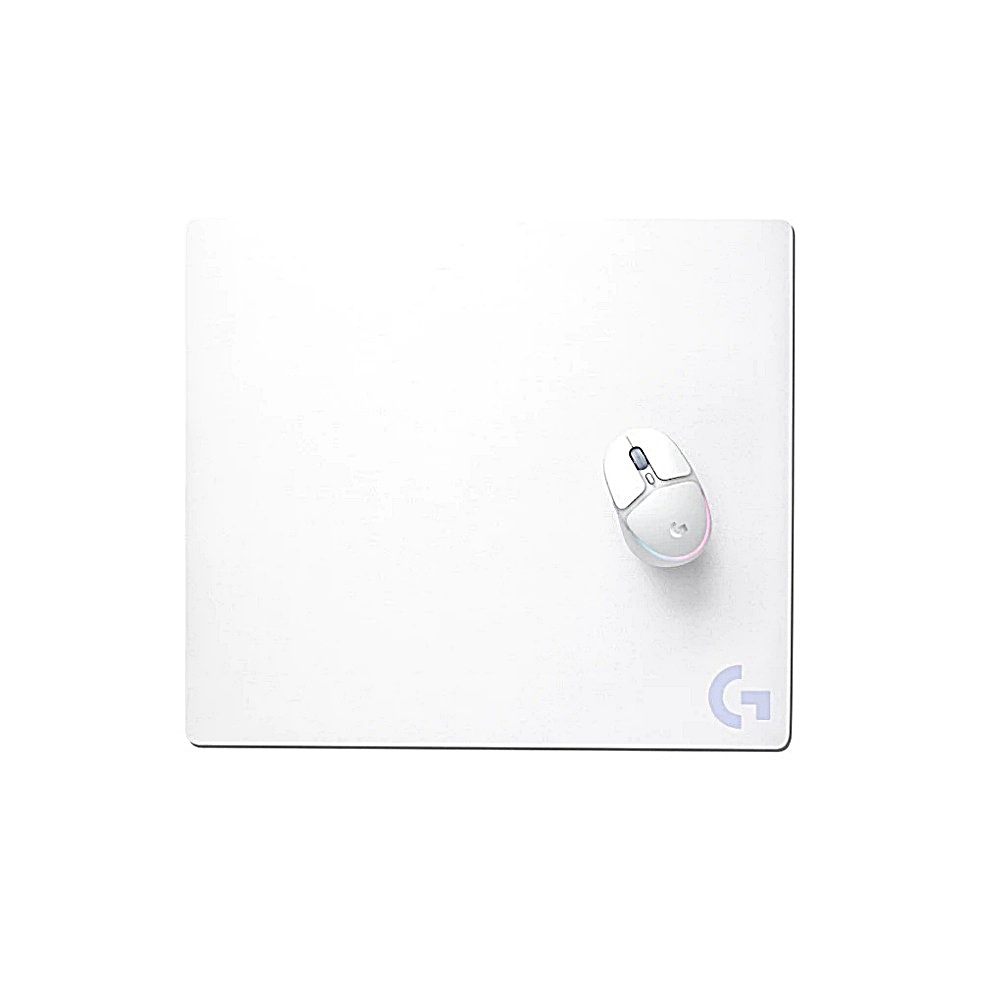 【 Logitech 羅技 】G 玩色大型滑鼠墊 白色 易於清潔, , large