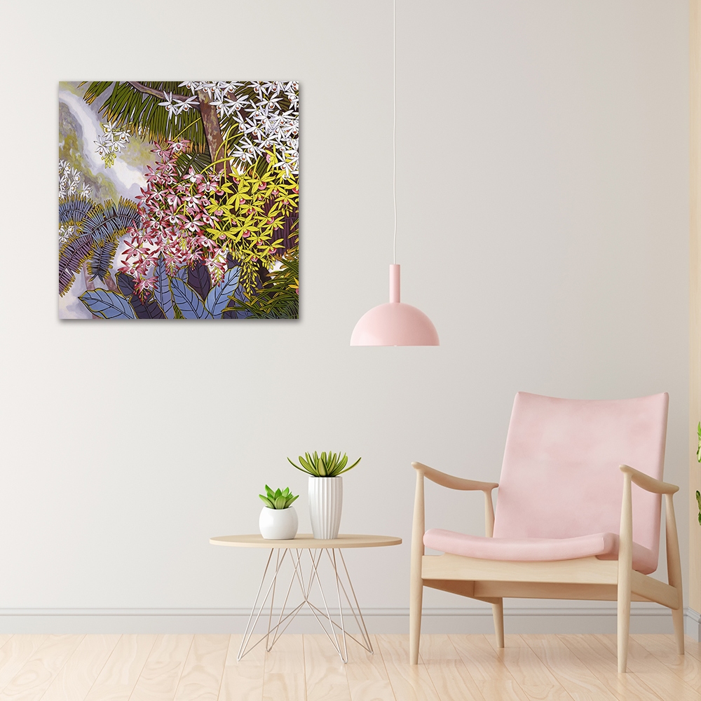 【御畫房】花語系列三 國家一級畫師手繪油畫80&times;80cm(VF-181), , large