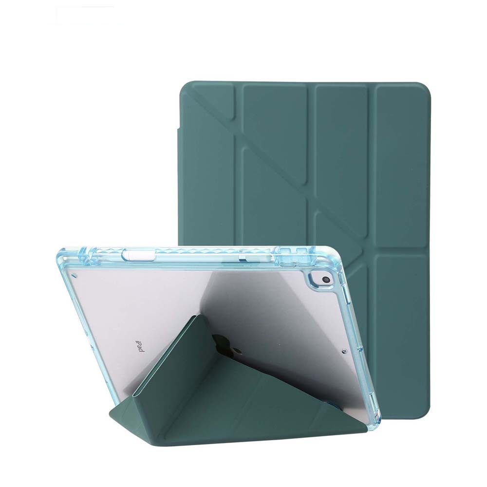 【山水之寶】iPad Pro 13吋 M4/M5（2024/2025版） 清透款三角折+Y折二合一內置筆槽壓克力平板套, , large