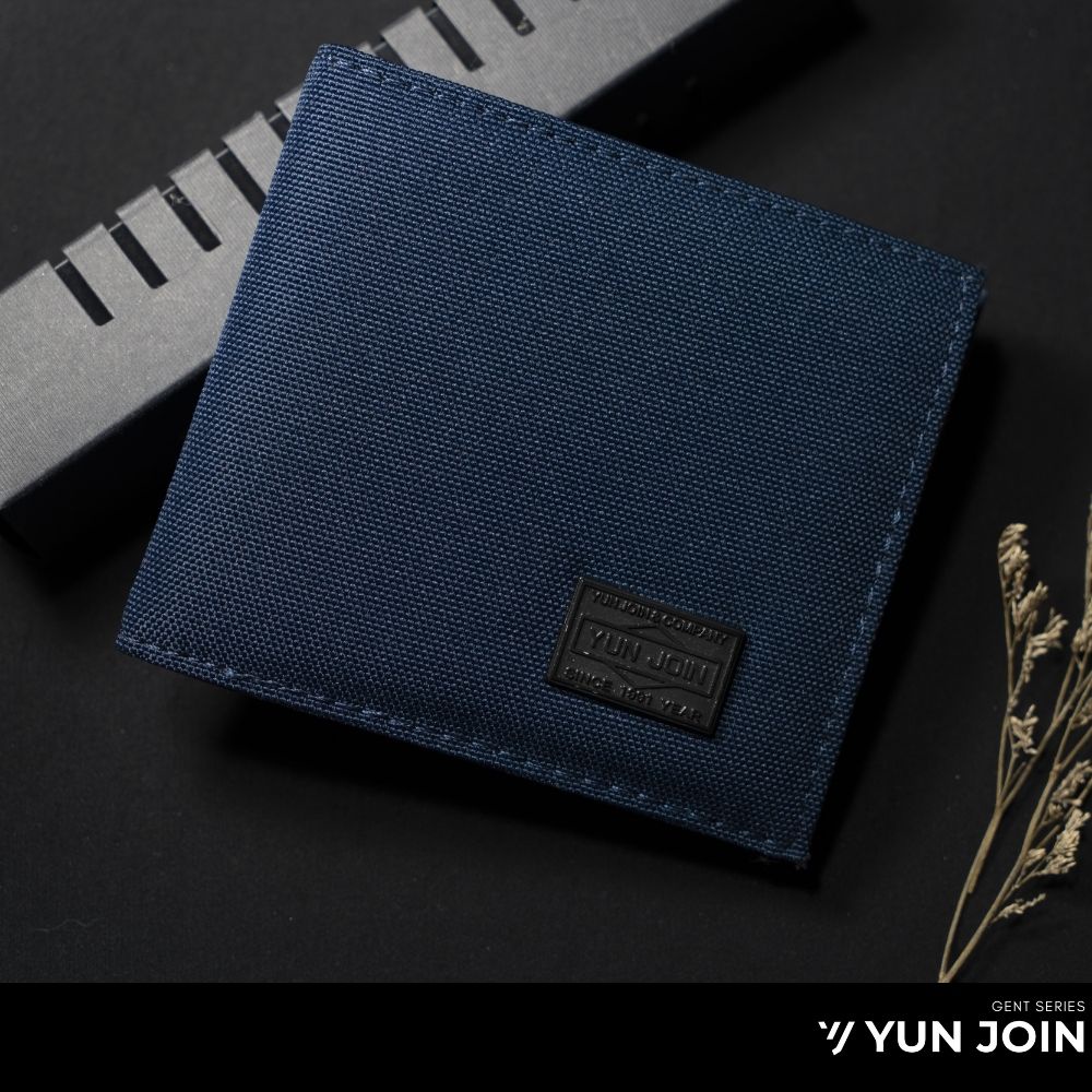【YUN JOIN】GENT系列-對折短夾-灰色 質感 紳士 七夕 情人節 禮物, , large