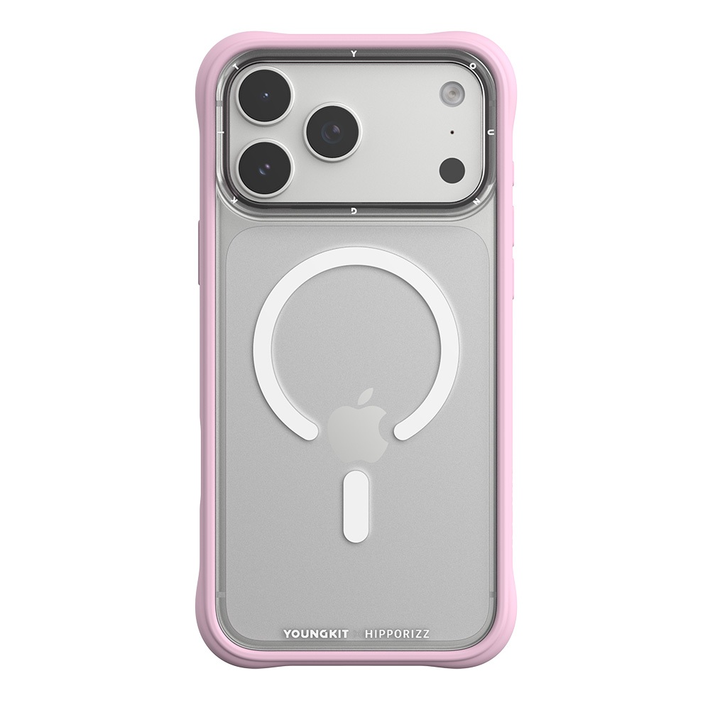 【HIPPORIZZ】iPhone 17 Pro Max Youngkit Swapit 櫻花粉矽膠磁吸保護殼, , large