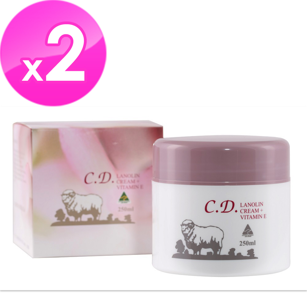 澳洲 Natures Care C.D. 綿羊霜含維他命E-2026年10月到期(２入組 250g/罐), , large