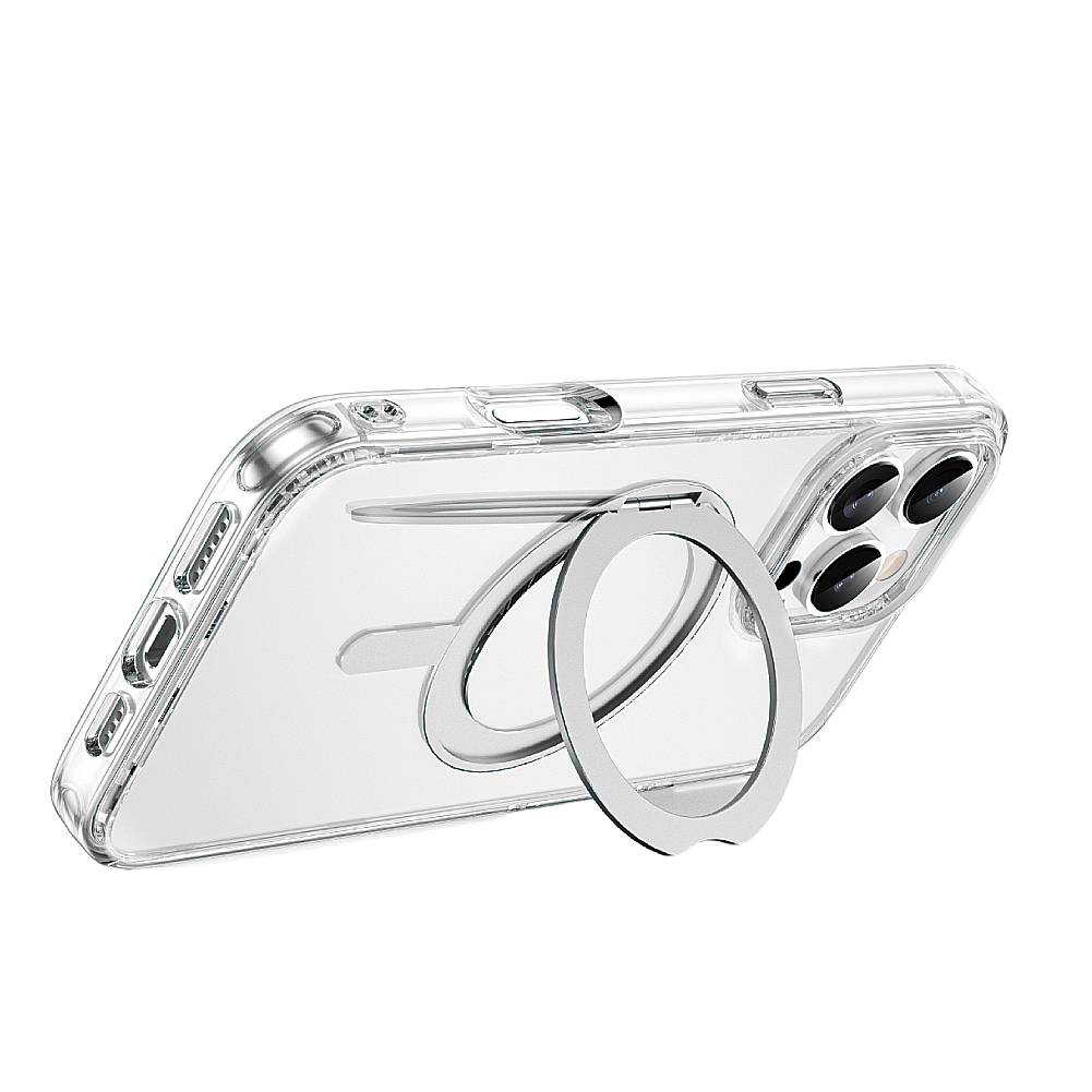 【WiWU】晶透支架磁吸手機殼iPhone16系列/四型號, , large