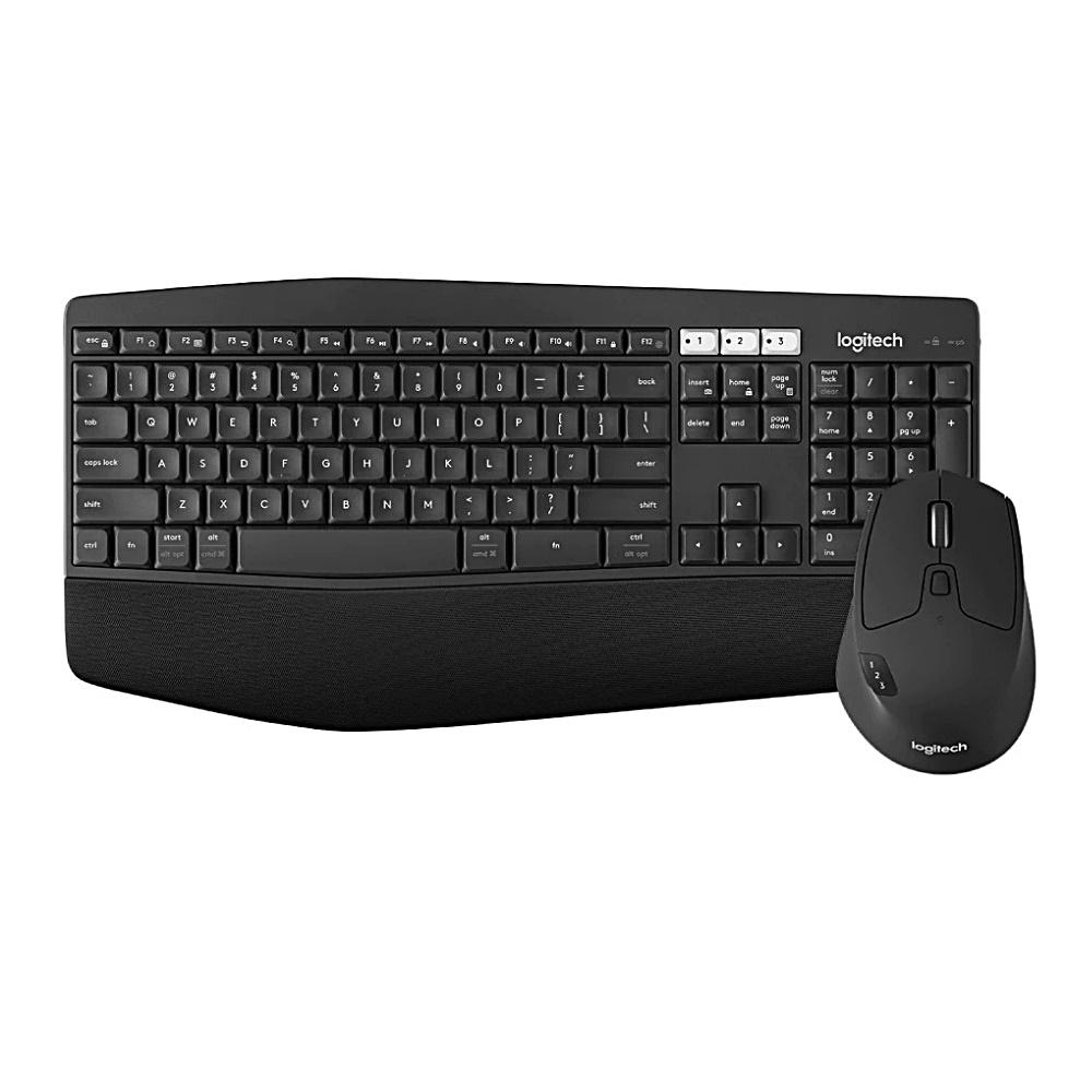 Logitech computer keyboard and mouse, , large