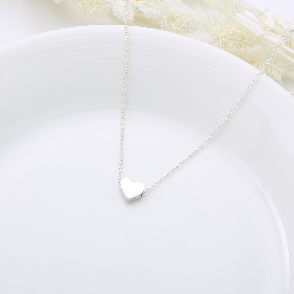 【Angel & Me】Love Heart s925 sterling silver necklace Christmas Birthday gift, , large