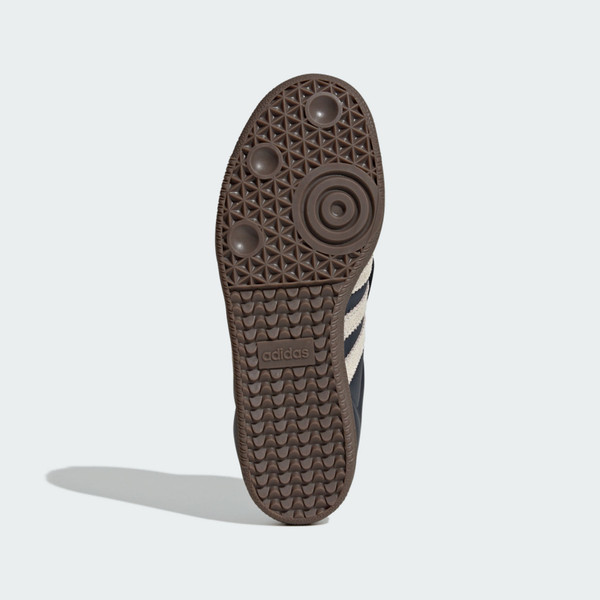 Kixpress-Adidas Samba Lt W 女 運動休閒鞋 德訓鞋 復古 麂皮 翻鞋舌 舒適 深藍 米 [JH5705], , large