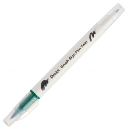 【 Pentel 飛龍 】雙頭柔繪筆 10支/盒 SESW30C   -  多款可選, , large