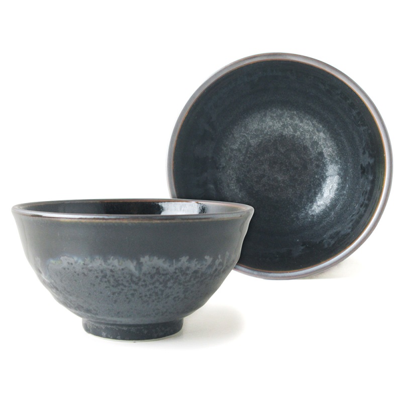 [豐名日本餐具] 3.6飯碗 綠彩流 / H91-36RB, , large