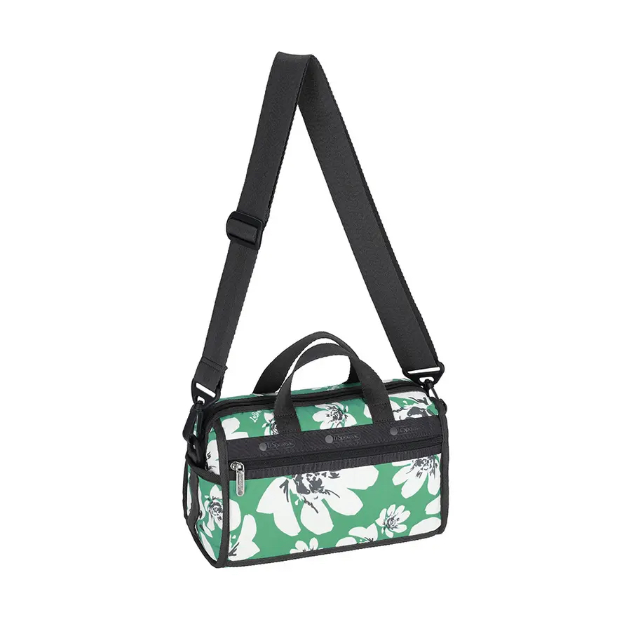 Lesportsac Mini Duffel Crossbody 迷你筒狀肩背包 / 翠綠花園, , large