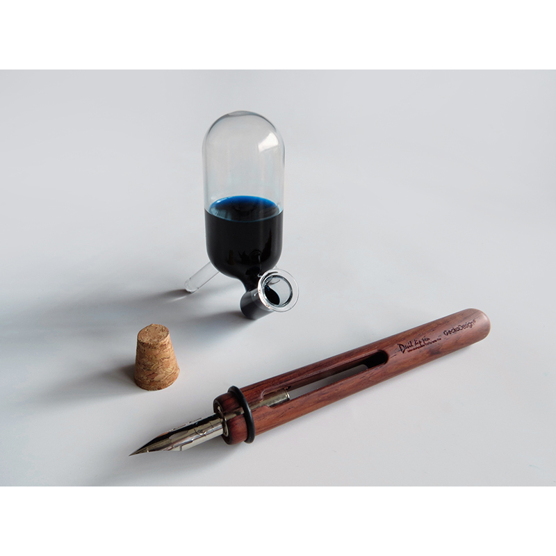 GeckoDesign Devil Dip Pen x Oval Inkwell, , large