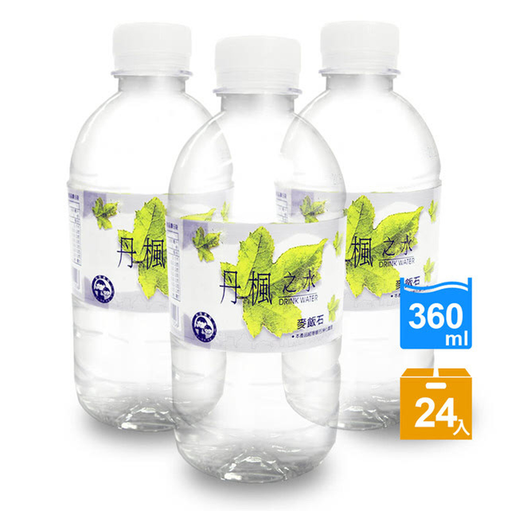 [永全鑫]【DRINK WATER丹楓之水】麥飯石礦泉水360ml(24瓶/箱), , large