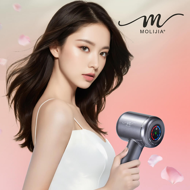 【MOLIJIA】M195 Negative Ion Constant Temperature High-Speed ​​Hair Dryer - Tranquil Gray, , large
