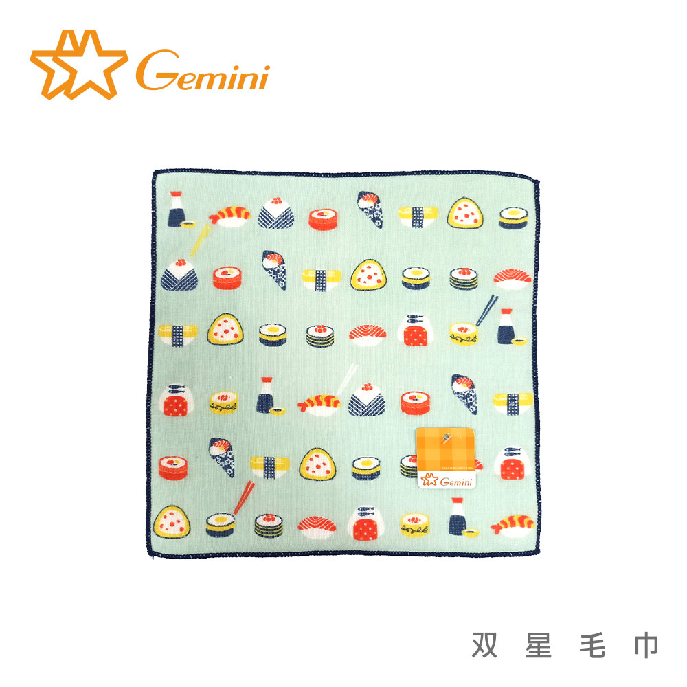 壽司宴紗布小方巾, , large