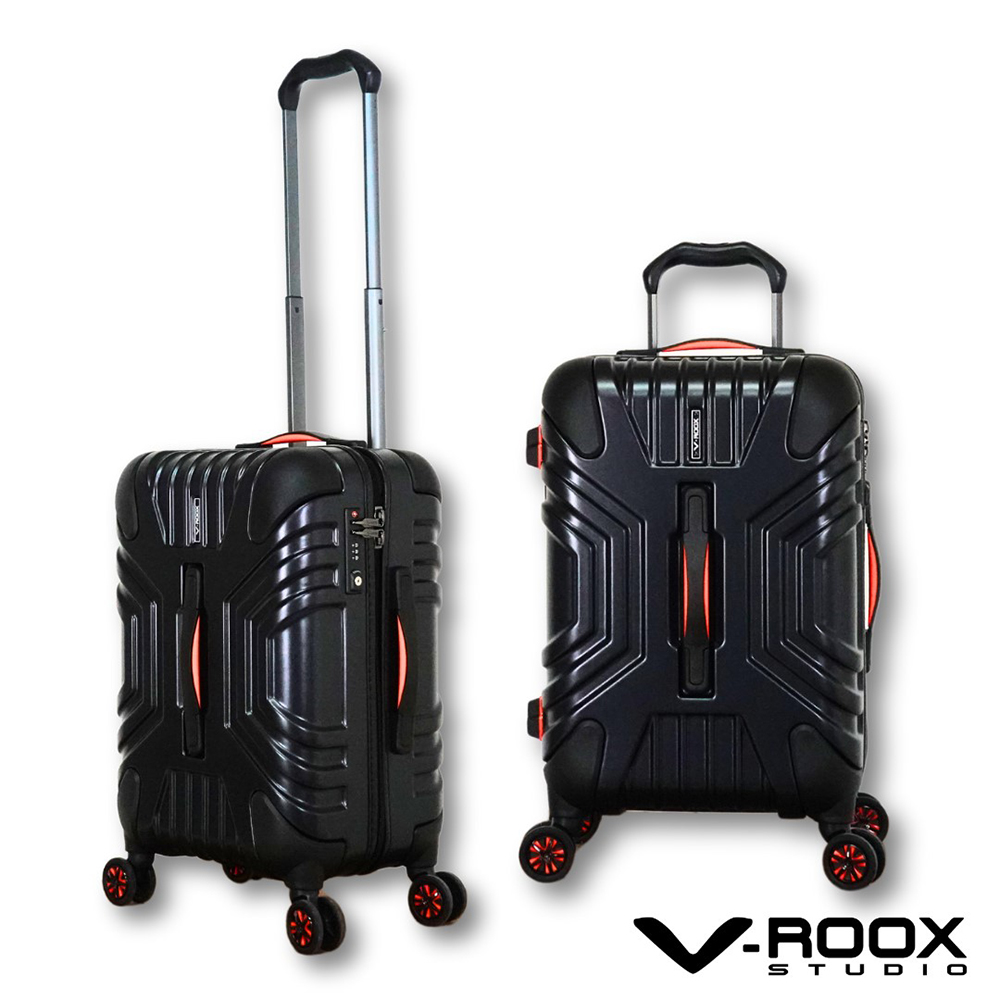 【PANTHEON PLAZA】展示品限量出清 V-ROOX SHIELD 20吋 神盾硬殼雙層防爆拉鍊胖胖箱 硬殼拉鍊箱 SHIE-59239 天峰藍, , large