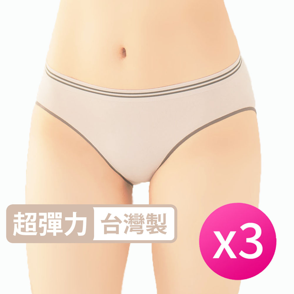 [席艾妮]台灣製低腰彈力無縫內褲, , large