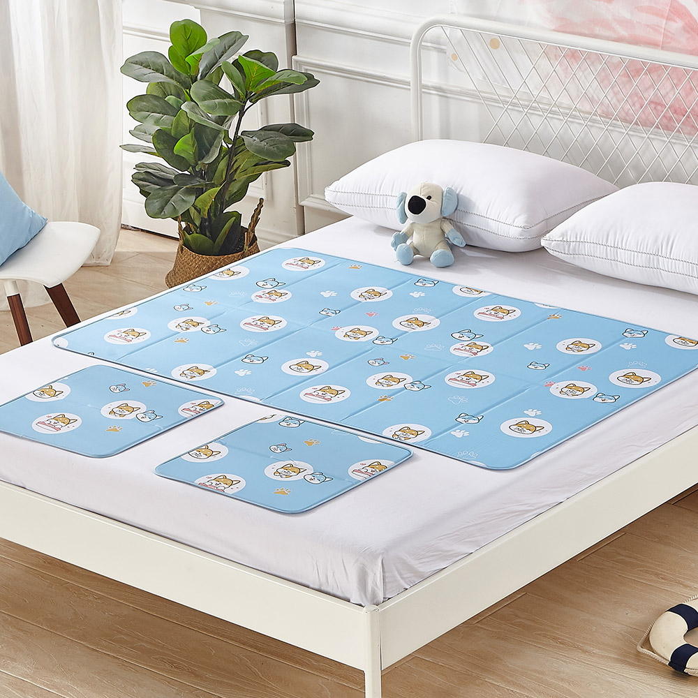 【Betrise】Upgraded mosquito repellent protection-Japanese anti-mosquito antibacterial solid gel long-lasting cooling pad-Double 1 mattress 2 cushions, , large