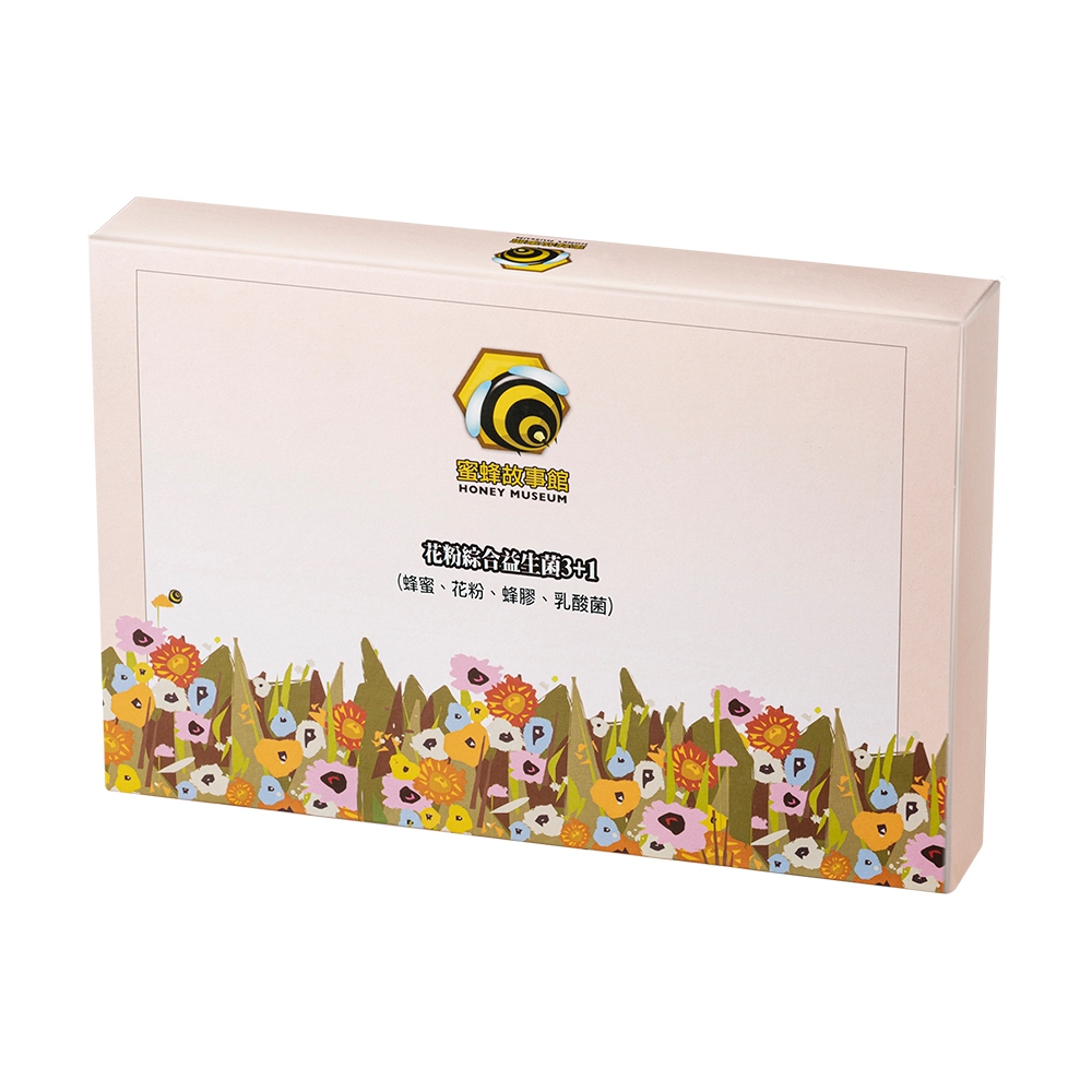 [蜜蜂故事館] 花粉綜合益生菌3+1(60入), , large