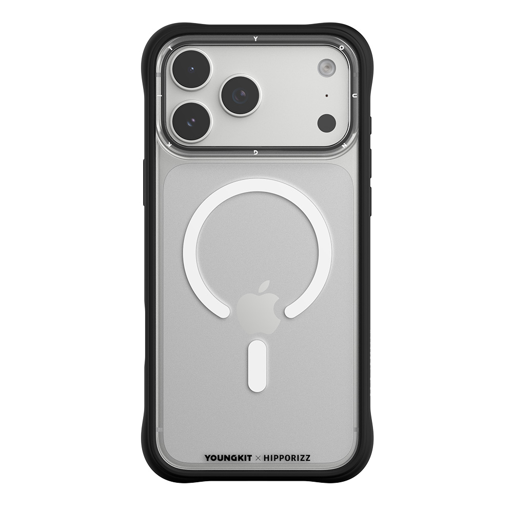 【HIPPORIZZ】iPhone 17 Pro Max Youngkit Swapit 極致黑矽膠磁吸保護殼, , large