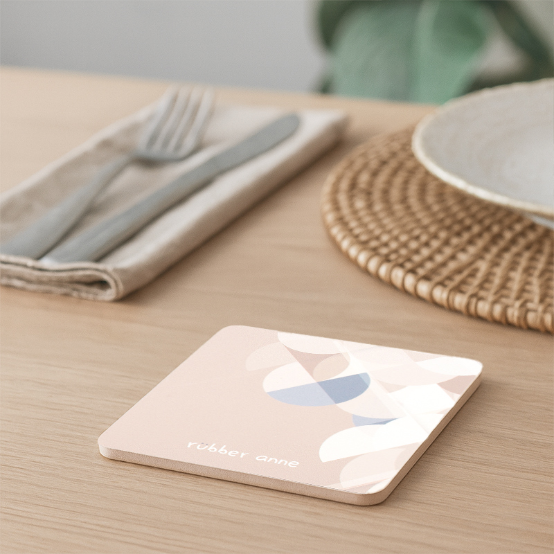 【Monster】 Soft Diatomaceous Earth Absorbent Coaster &ndash; Morning Light Series (10x10cm) &ndash; Autumn Time, , large