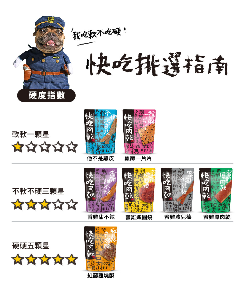【優格】快吃肉乾 狗零食 狗點心85g-120g, , large
