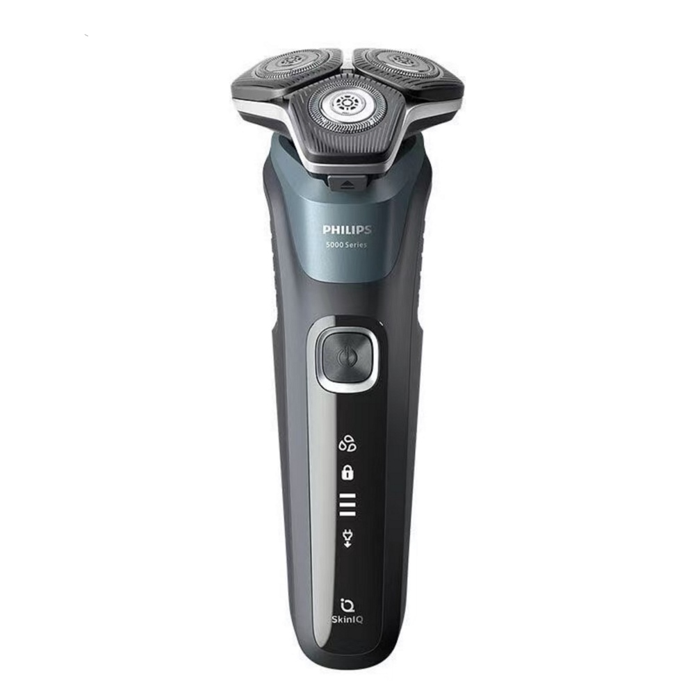【Philips 飛利浦】SkinIQ智能感應乾濕兩用5分鐘快充電動刮鬍刀 S5832/01 買就送CME-SK500, , large