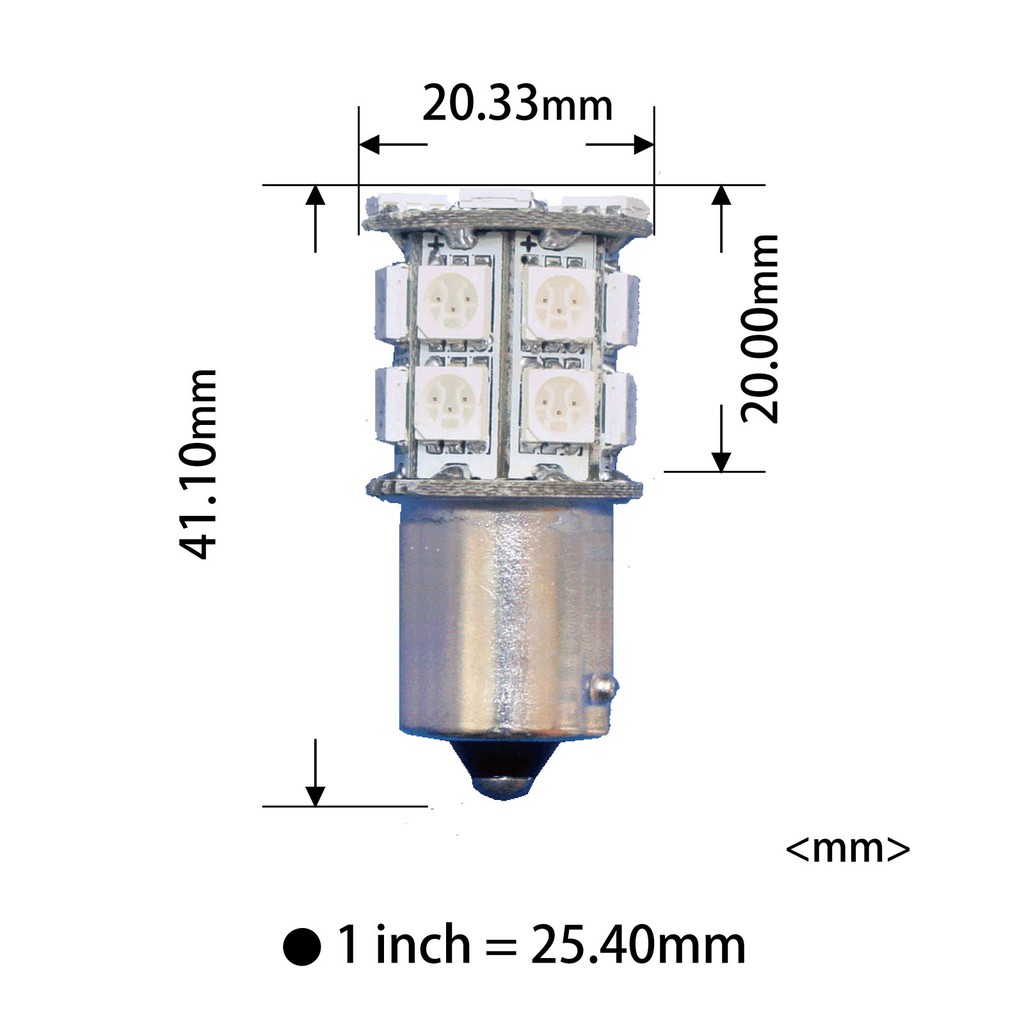 【PA LED】單芯 斜角 歐規 1156 20晶 60晶體 SMD LED 方向燈 七色可選 小型尺寸, , large