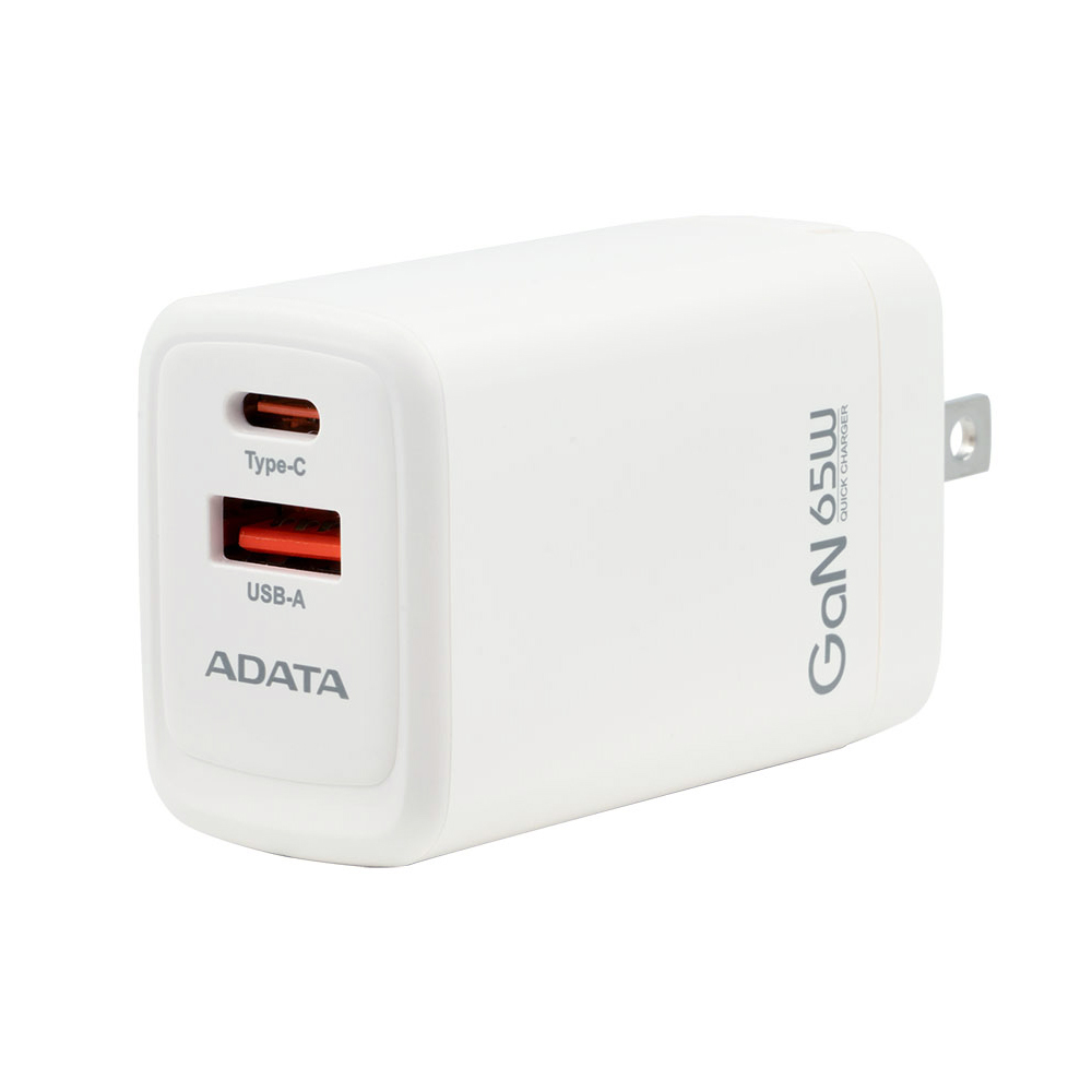 【ADATA 威剛】65W 氮化鎵 USB-C 充電頭 電源供應器 PD QC 快充, , large