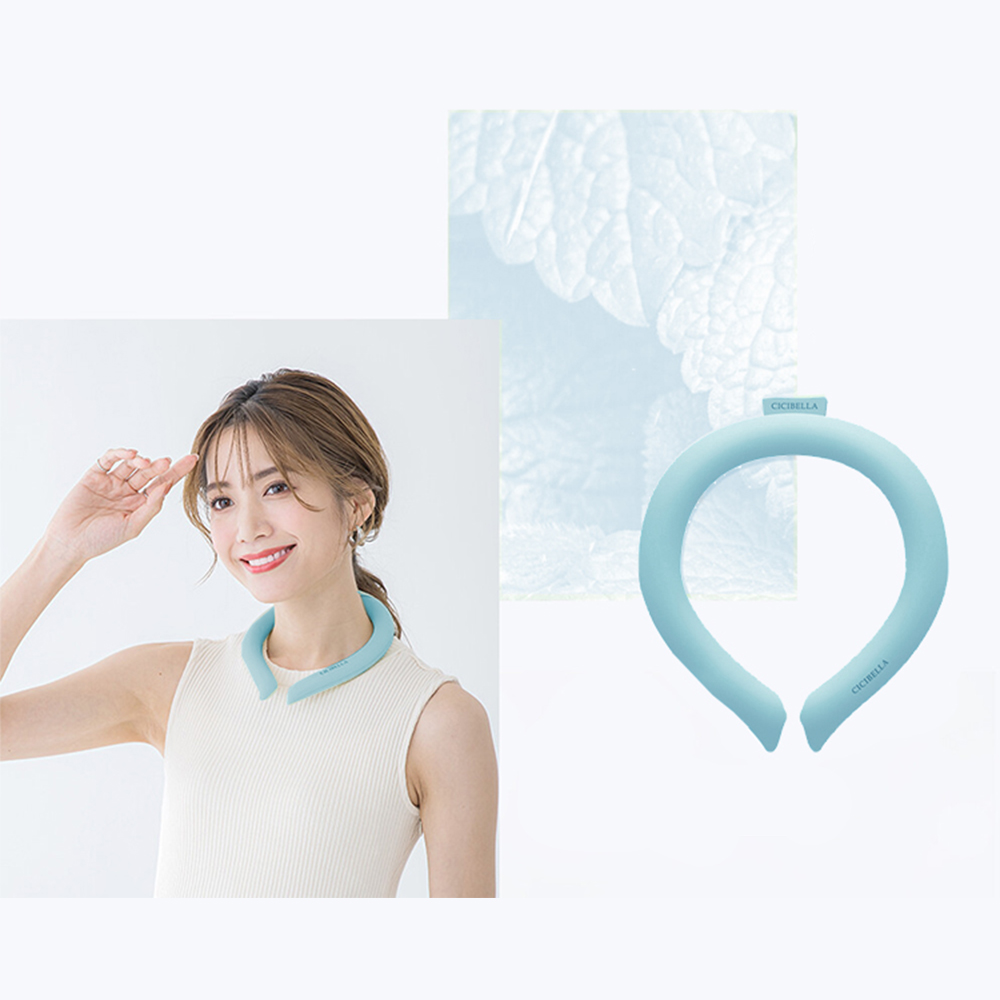 【日本CICIBELLA】清涼降溫 冰涼脖頸圈 酷冰環 PCM涼感頸圈 夏天降溫神器(日本正規品), , large