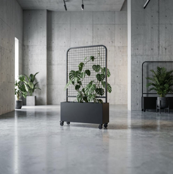 【 SHAONIANNA.TW 】藤蔓工業風鐵架 網狀植物架 室內外裝飾掛架網架藤蔓架增加空間美感   藤蔓架 鐵製網架 植物掛架 室內外適用, , large