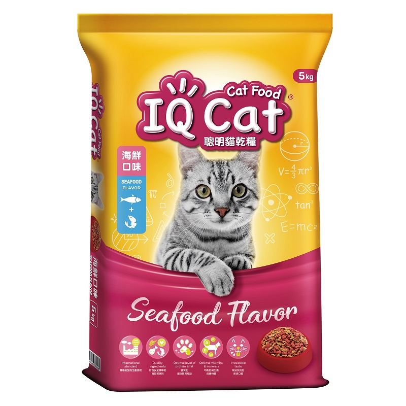 IQ CAT海鮮口味成貓配方5KG, , large