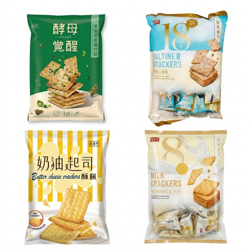 【盛香珍】蘇打餅500g/包, , large