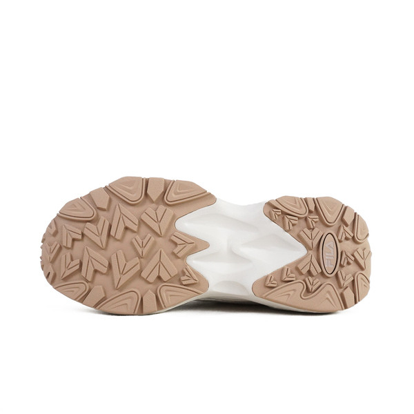 Kixpress-Fila Clunky Sneaker 女 運動休閒鞋 經典厚底 老爹鞋 米棕 [5-J939Y-177], , large