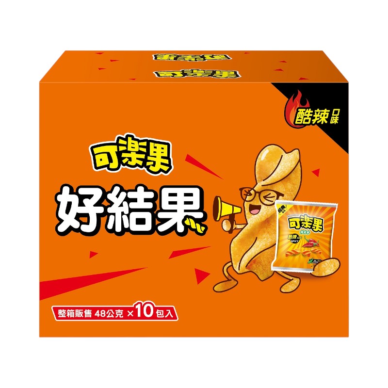 可樂果酷辣口味拜拜箱48Gx10包, , large