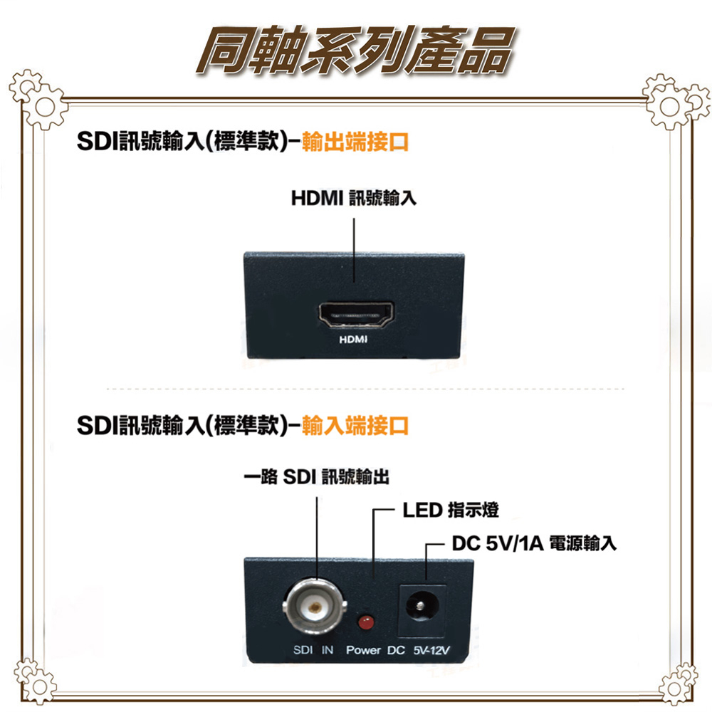 昌運監視器 HD-S101H SDI TO HDMI 影像轉換器 SDI訊號轉HDMI, , large