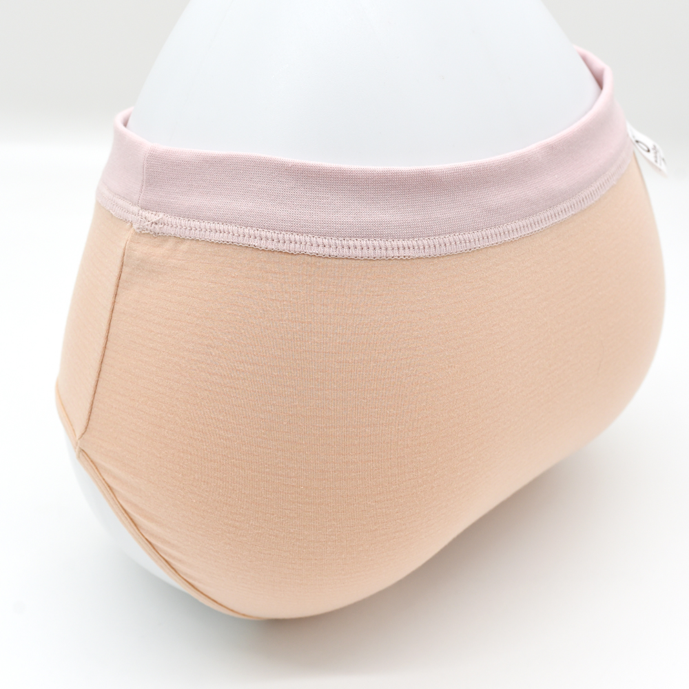 【minihope美好的親子生活】銀纖維抗菌內褲-少女三角(40-70kg)-琥珀杏, , large