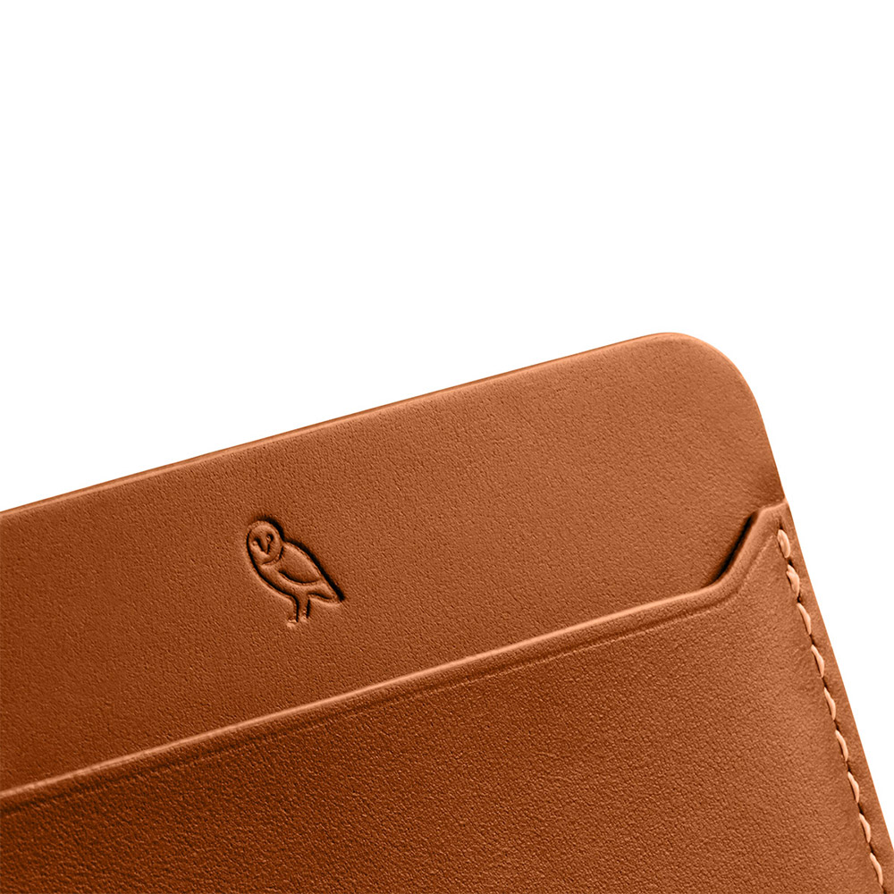 Bellroy Card Slip RFID防盜保護 皮革票卡夾 信用卡夾 名片夾 錢包 禮物 送禮 推薦(焦糖棕), , large