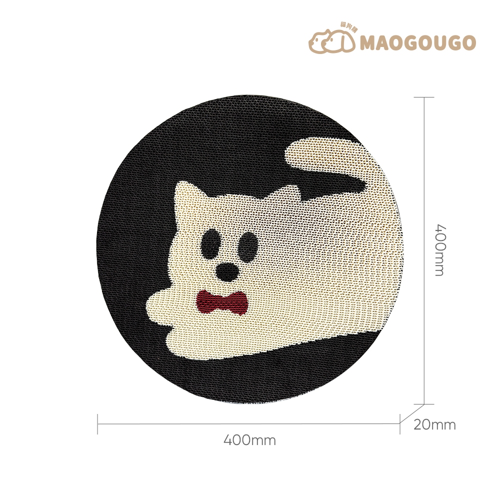Maogougo獨家圖案貓抓板共8款少掉屑貓抓板可貼牆貓抓板耐磨貓抓板貓玩具貓抓板, , large