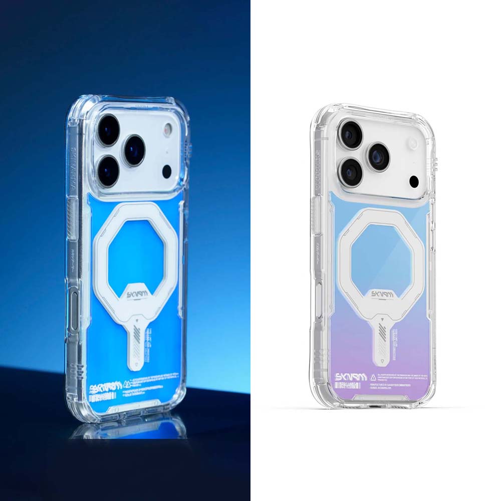 【山水之寶】Skinarma iPhone 17Pro/17Promax手機殼 Myst 虹彩漸層磁吸防摔手機殼 附掛繩環 原廠公司貨, , large