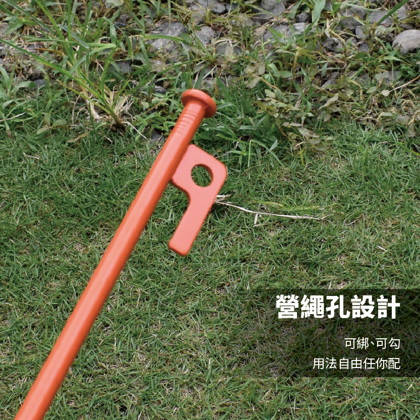 【Treewalker露遊】彩色露營地釘 30cm 帳篷營釘 (隨機出貨), , large