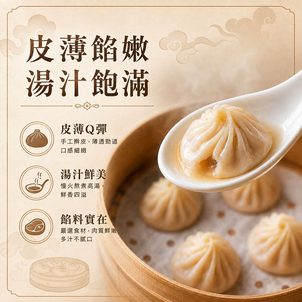 【紅豆食府】 小鮮肉包 I 小籠包 I 港點  24g*12入, , large