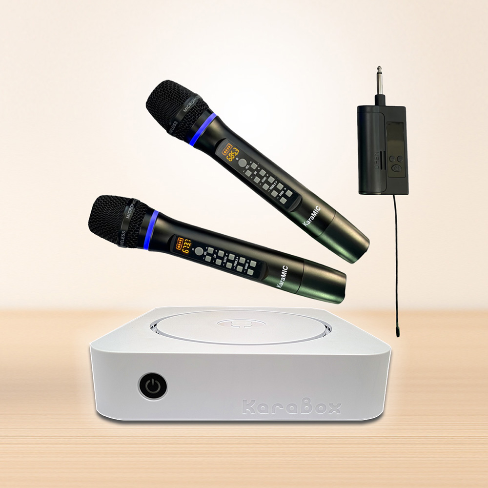 KaraBOX II 智慧聲控卡拉OK點歌機-單機版+無線麥克風 (家用伴唱機首選), , large