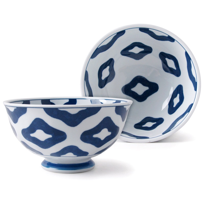 [豐名日本餐具] 6.0"輕量井 雲 有田燒 / C06DB0-516-AB, , large