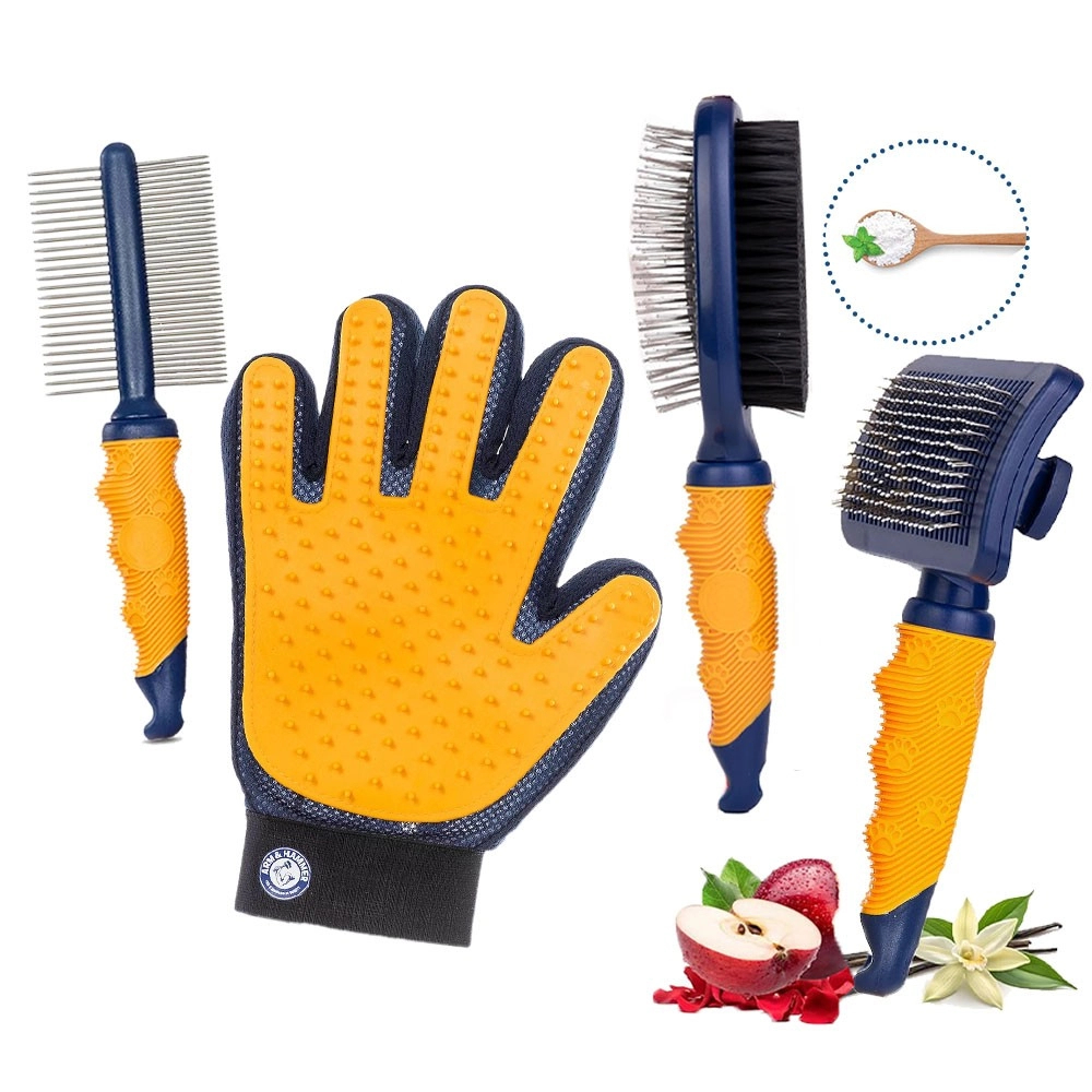 【PawHomie】ARM&HAMMER 魔法按摩清潔兩用梳 (玫瑰/香草) 寵物 寵物梳子 狗狗梳子 順毛梳 開結梳, , large