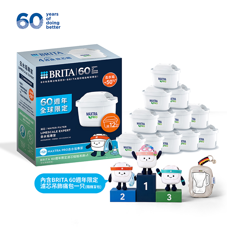 BRITA純淨濾水壺+MXPRO全效(共6芯), , large