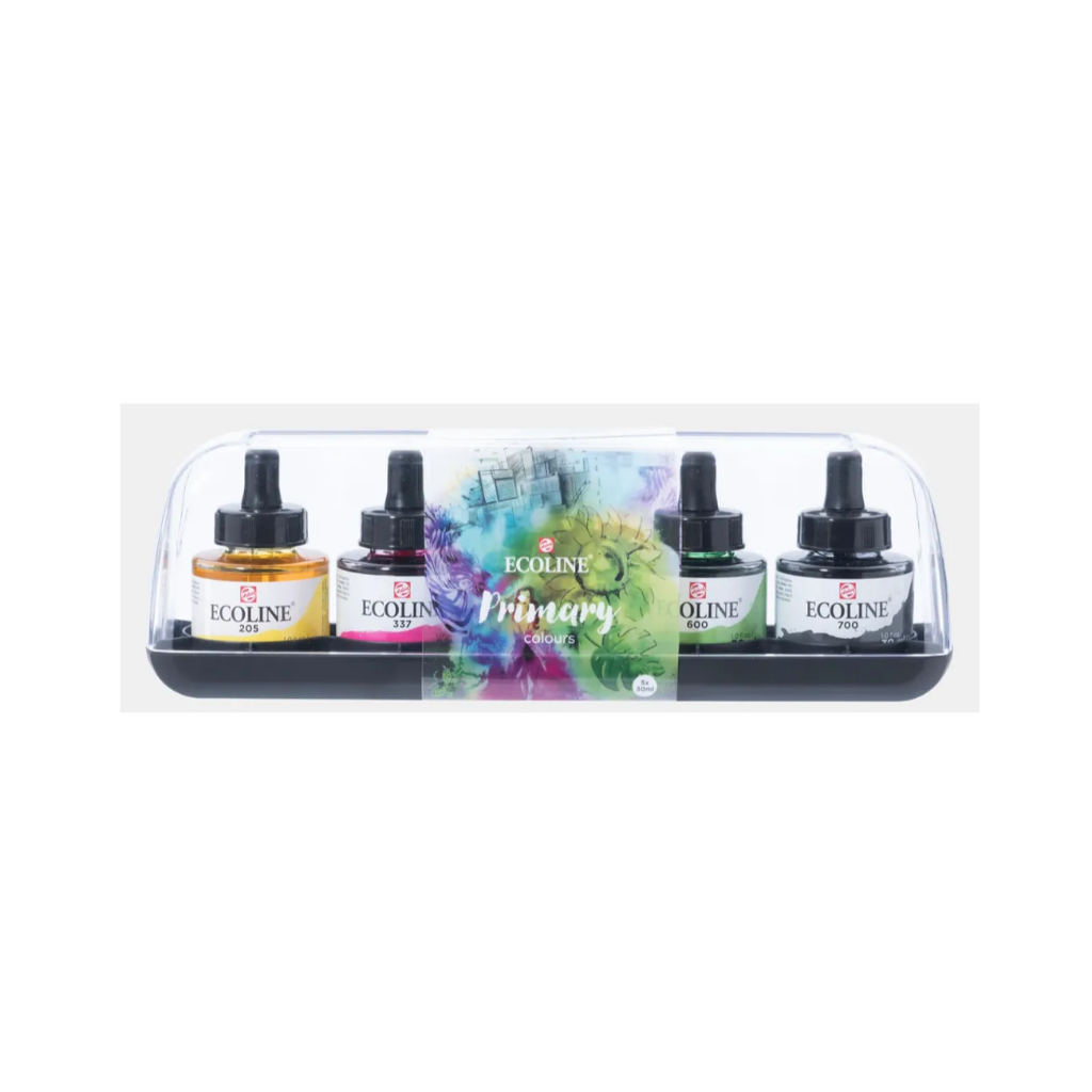 *需預訂 Royal Talens ECOLINE 插畫墨水30ML 5色組, , large