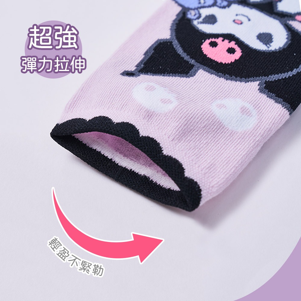 (多款)Sanrio 三麗鷗 酷落米短襪【旺達棉品】KU-A504, , large