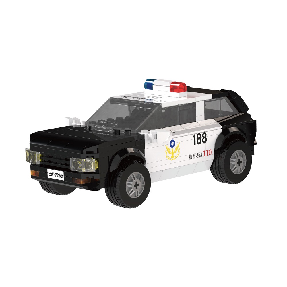 休旅警車積木組EW-7168, , large